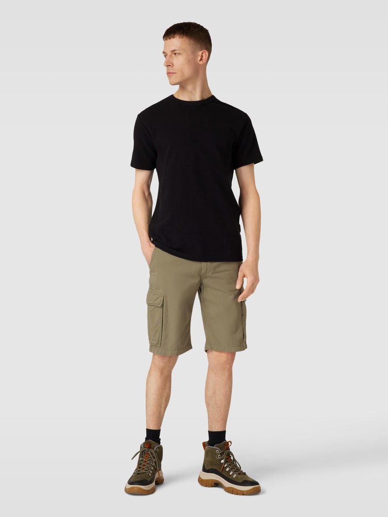 Shorts mit Cargotaschen in khaki