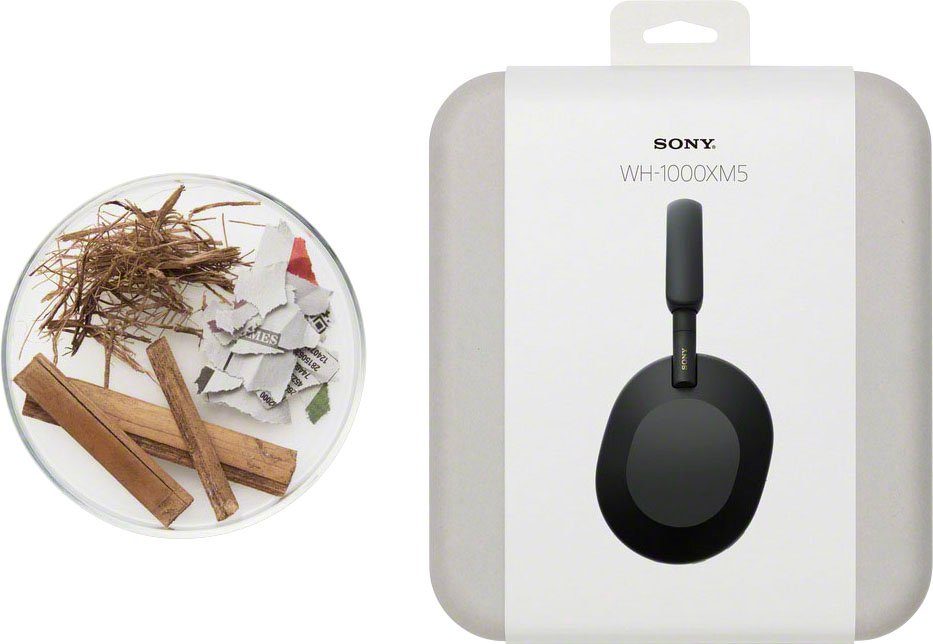 Sony WH1000XM5 kabelloser Kopfhörer (Freisprechfunktion, Hi-Res, Multi-Point-Verbindung, Noise-Cancelling, Rauschunterdrückung, Sprachsteuerung)