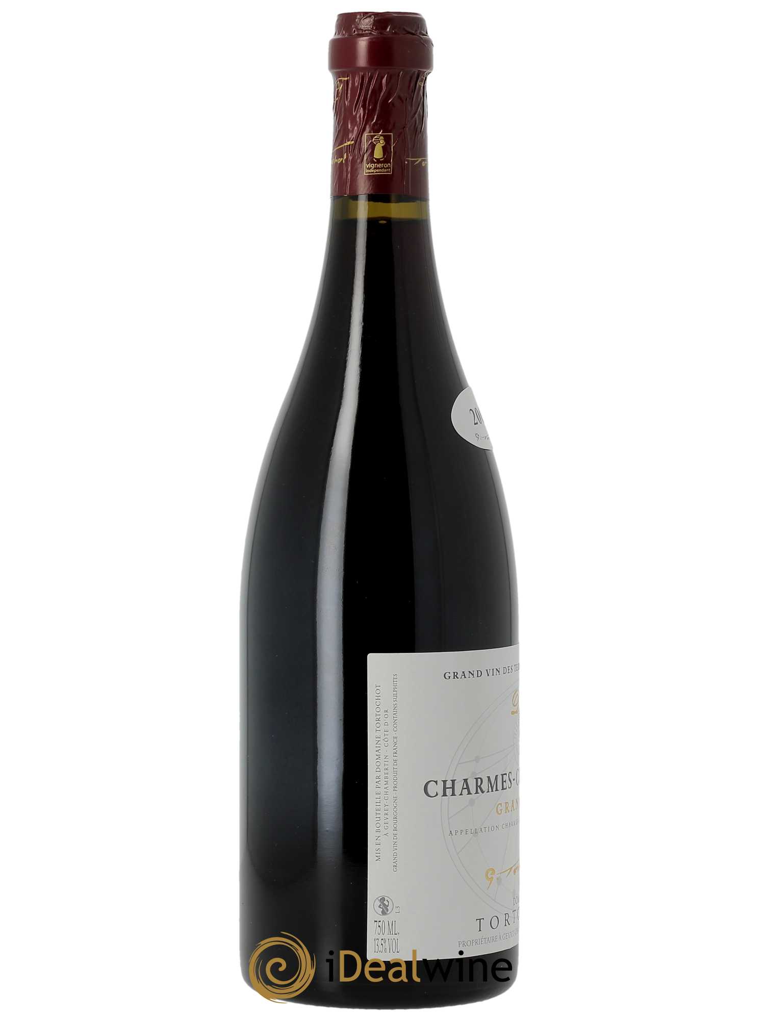Charmes-Chambertin Grand Cru Tortochot (Domaine)  2000 - Lot de 1 Bouteille