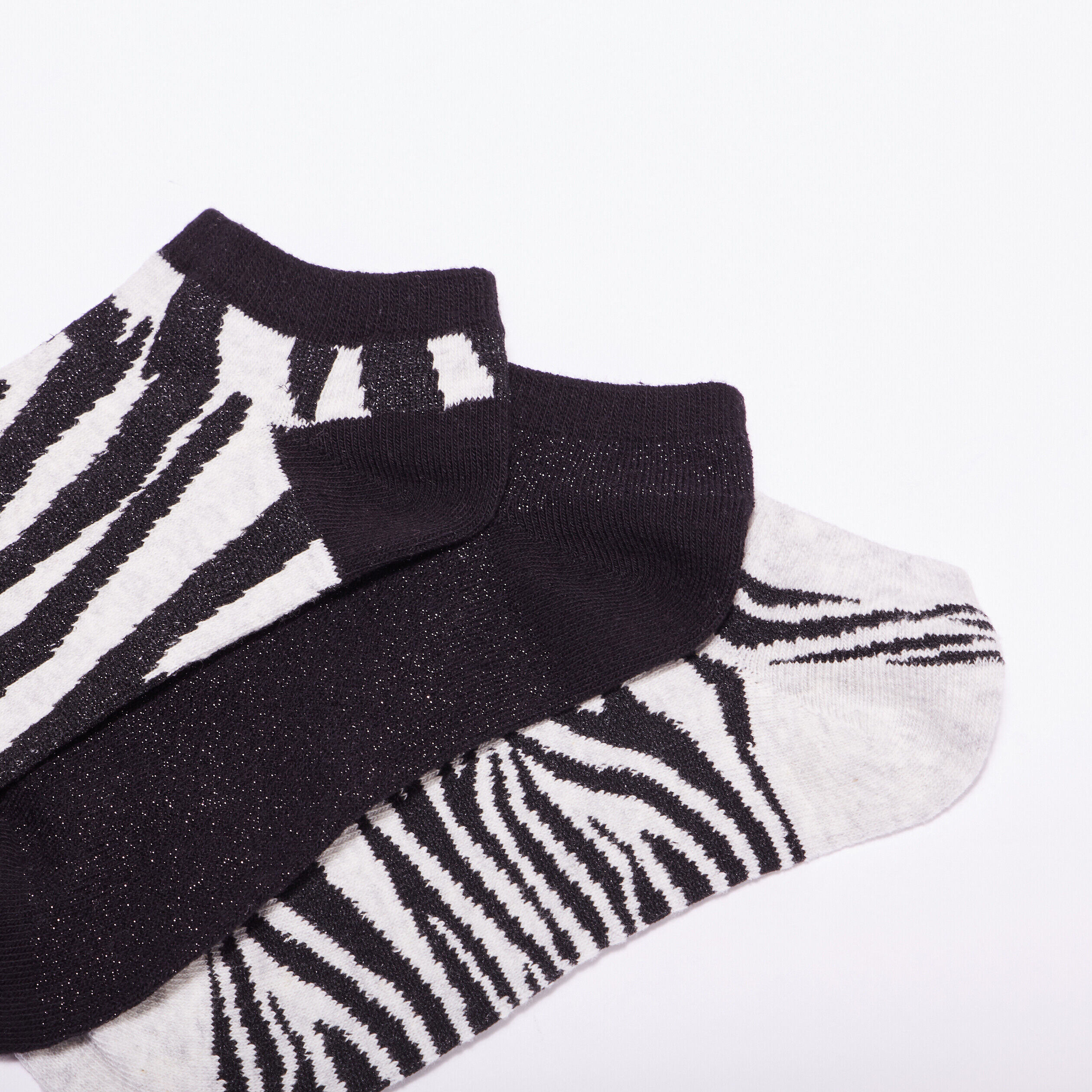 Lot 3 paires chaussettes noir femme | Cache Cache