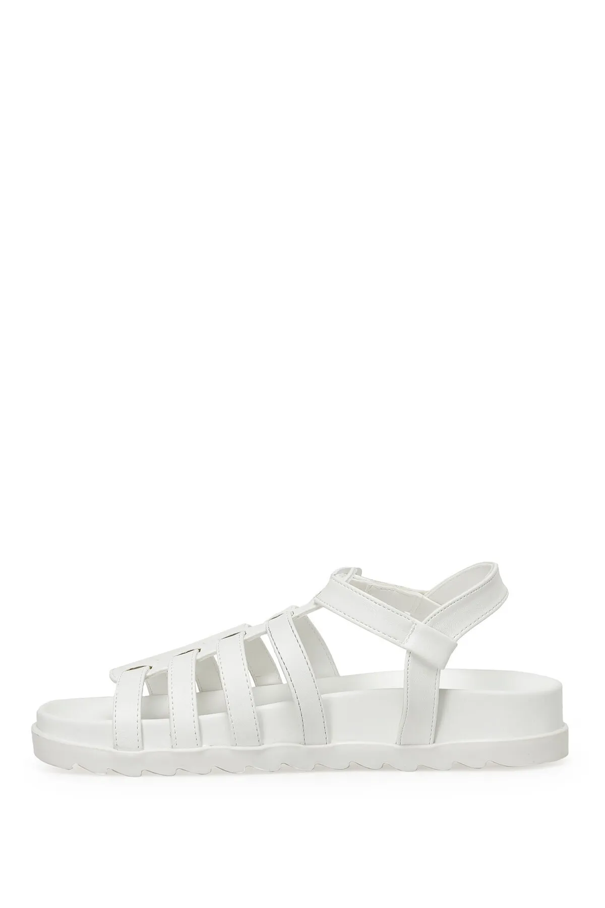 Nine West  LUCLA 3FX Weiße Damen-Sandalen mit dicker Sohle