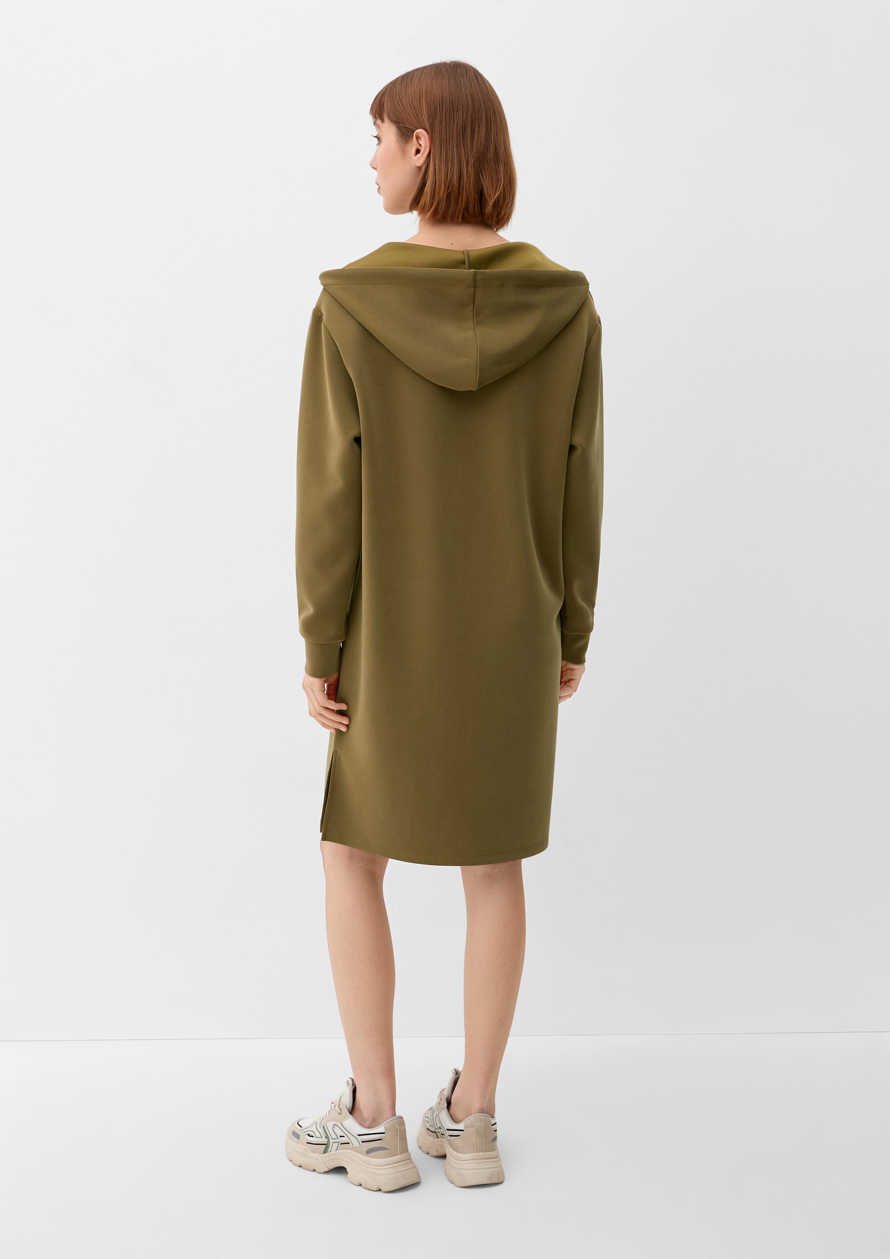 Langarmkleid mit Kapuze  2129784-7723
