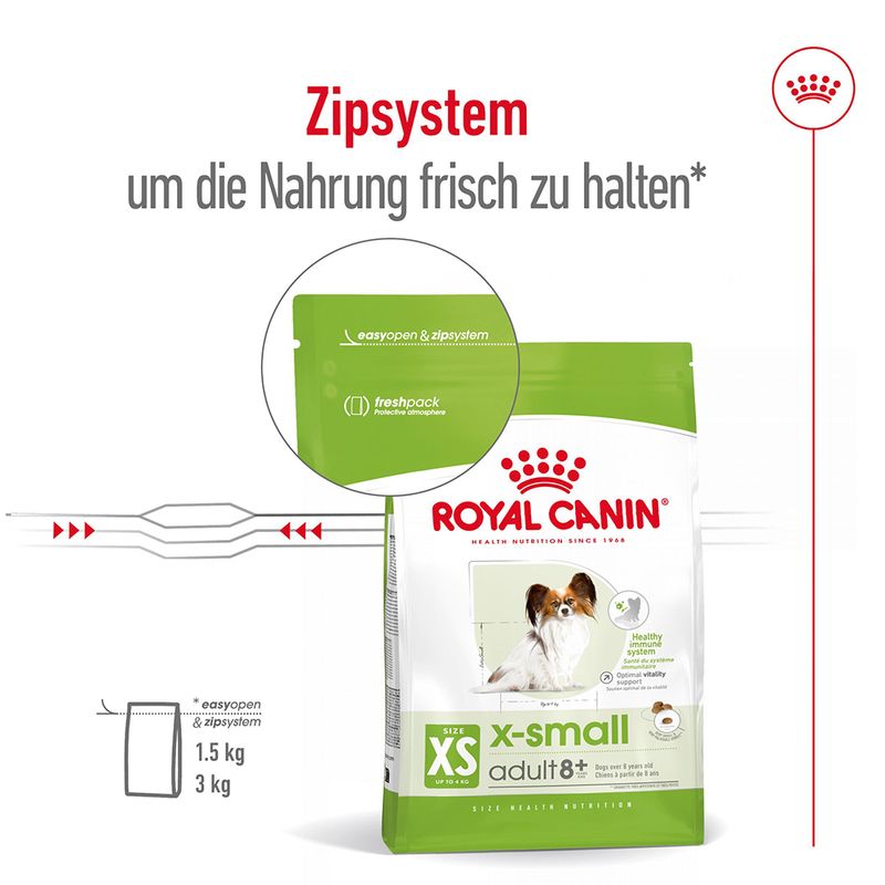 Royal Canin X-Small Adult 8 + zu TOP-Preisen