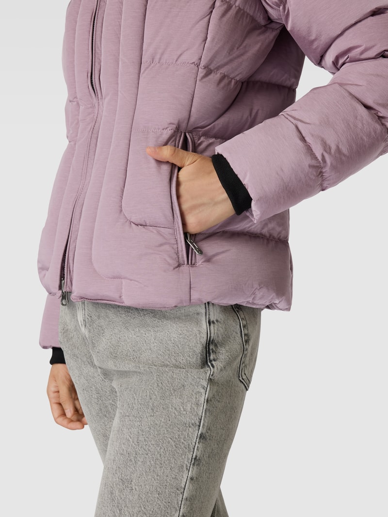 Funktionsjacke mit Kunstfell Modell 'ASTORIA' in lavendel meliert