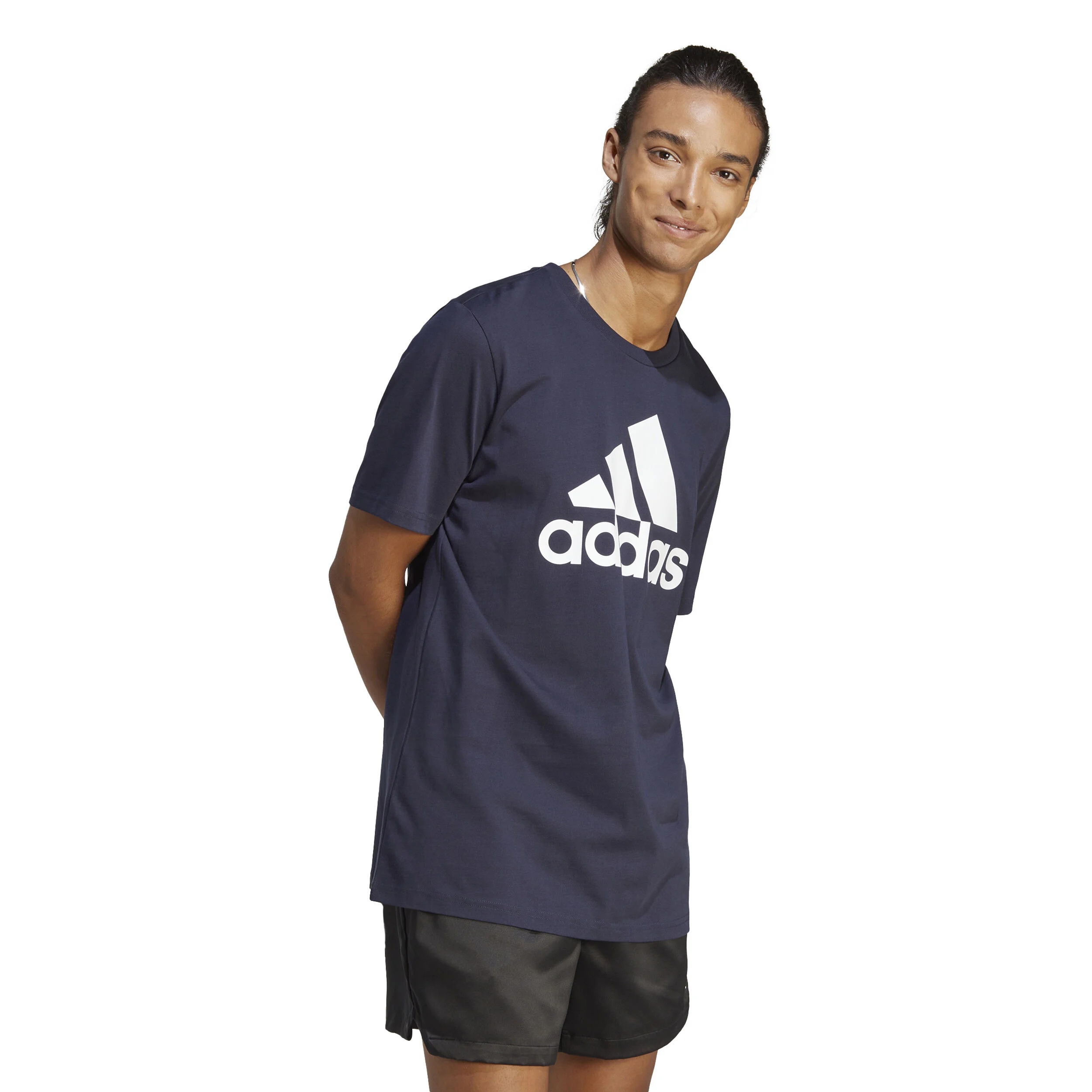 Big Logo T-Shirt Herren - Schwarz, Weiß