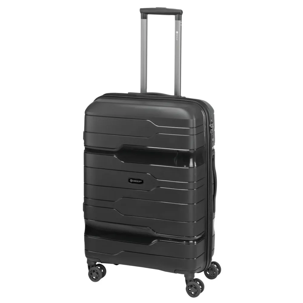 Check.IN 3-tlg. Kofferset MEMPHIS mit 4 Rollen - schwarz