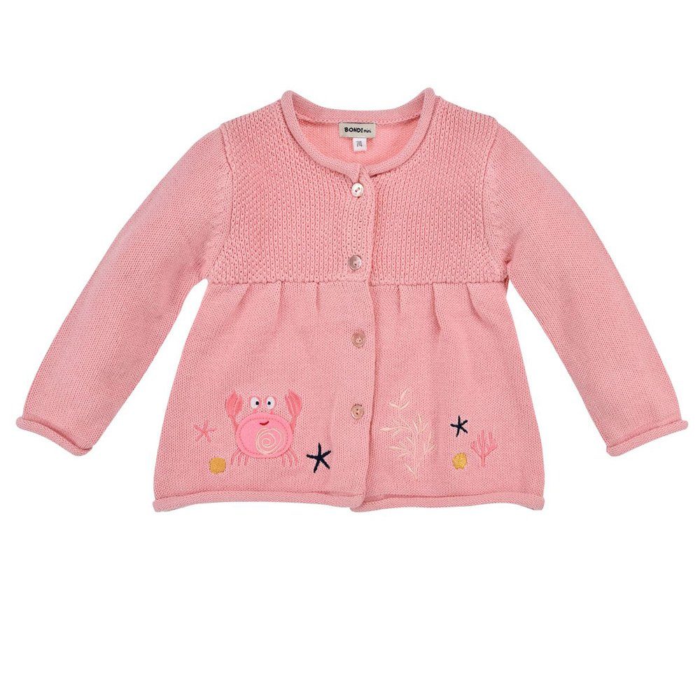 BONDI Strickjacke Baby Mädchen Strickjacke 'Marine Life' 86693, Can