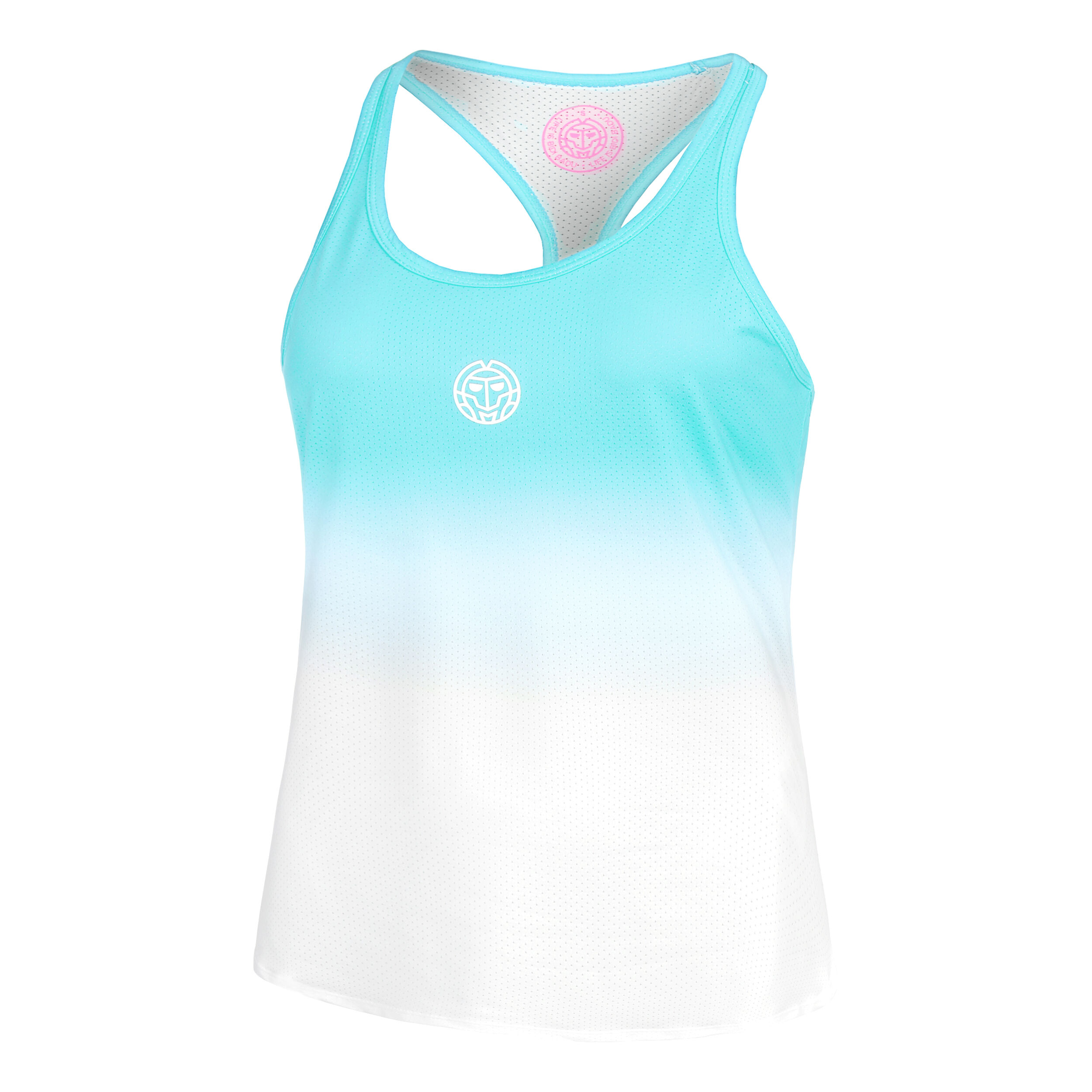 Crew Gradiant Tank-Top Damen - Türkis, Weiß