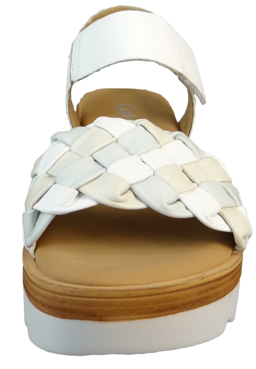 GABOR Klassische Sandalen weiss Comfort 22