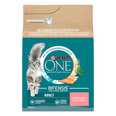 PURINA ONE Adult mit Lachs & Vollkorngetreide