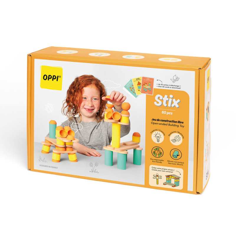 Jeu de construction Stix 60 pièces OPPI