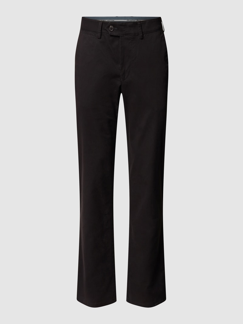 Chino mit Eingrifftaschen in schwarz