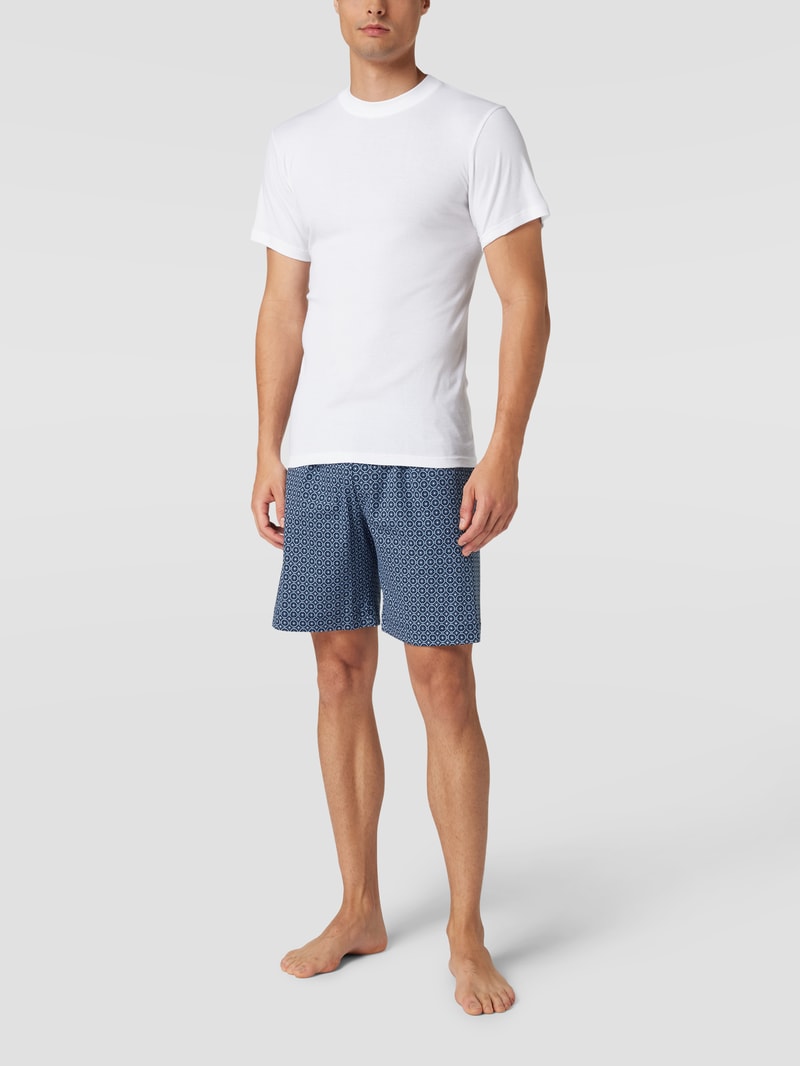 Pyjama-Hose aus Baumwolle Modell 'VESANTO' in marineblau