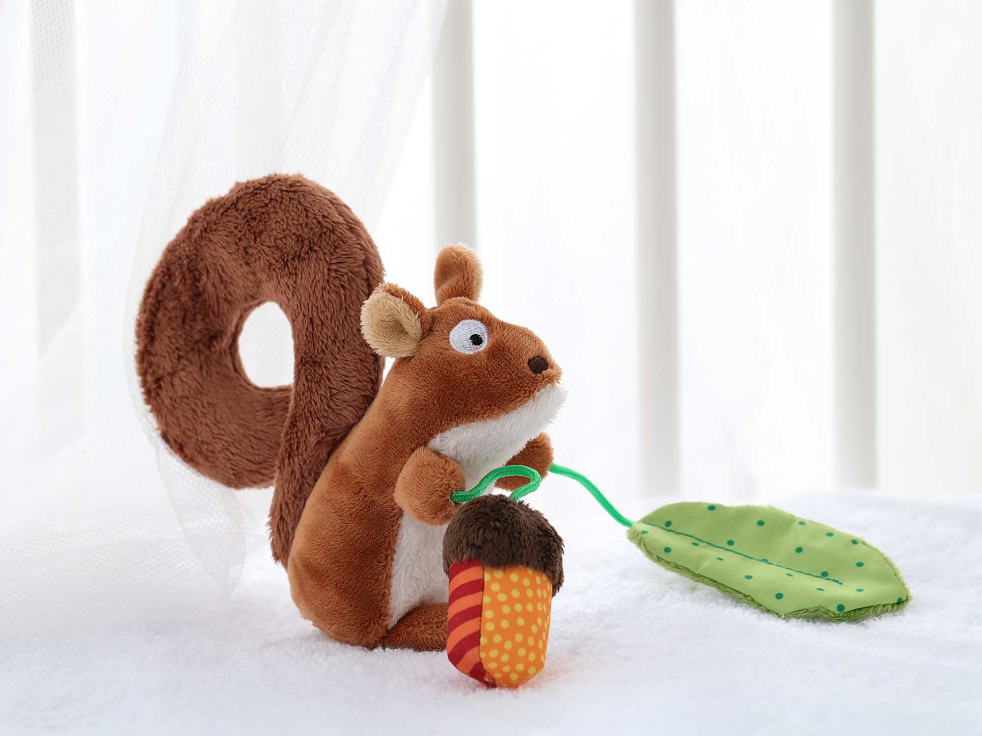 Eichhörnchen Spielanhänger Babyschale