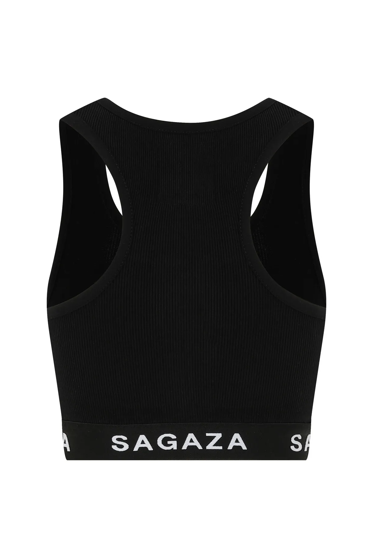 SAGAZA  Bustier - Schwarz - Slogan