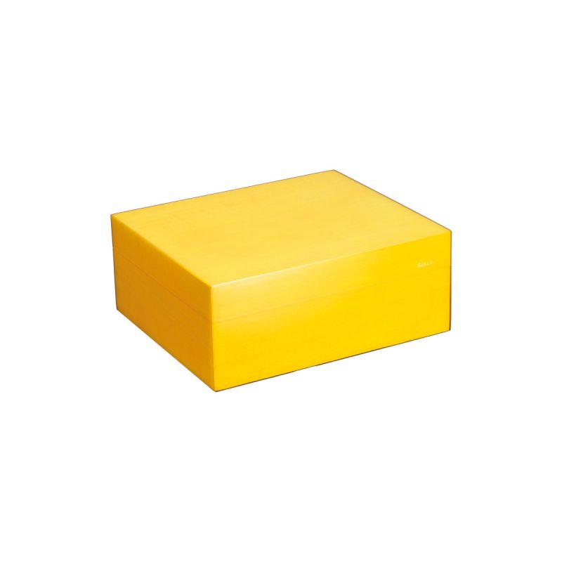 Siglo Zigarren-Humidor Modell Vibrant 50 Zigarren, Sunny Yellow