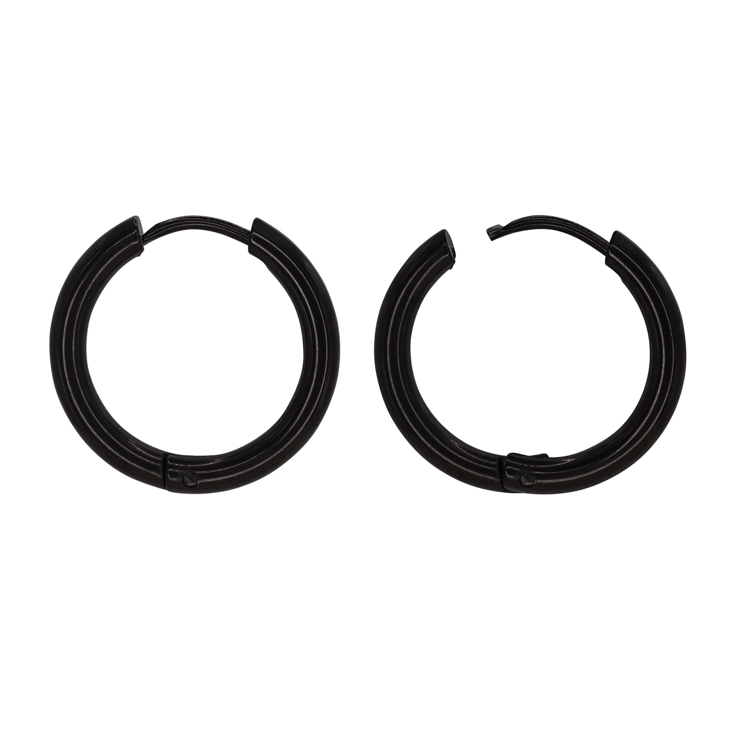 Boucles d'oreilles noires Heideman Miro
