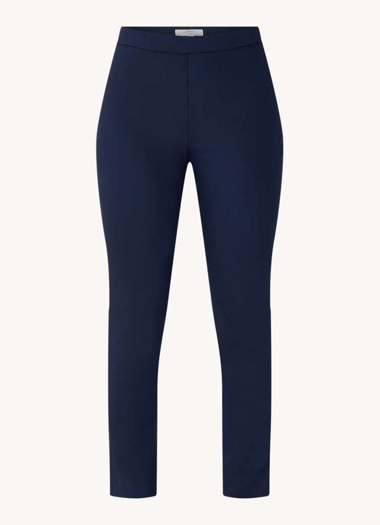 Pantaloni LKBennett Evan cu talie înaltă și croială slim, cu buzunare aplicate