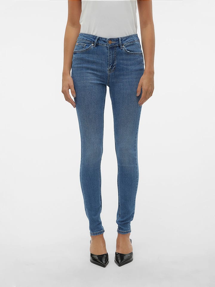 Vero Moda Jeans - Slim Fit - in Blau günstig kaufen