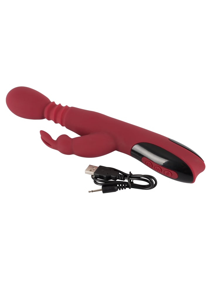 You2Toys Vibrator Silicone Rabbit Vibrator in rot günstig kaufen 26,5