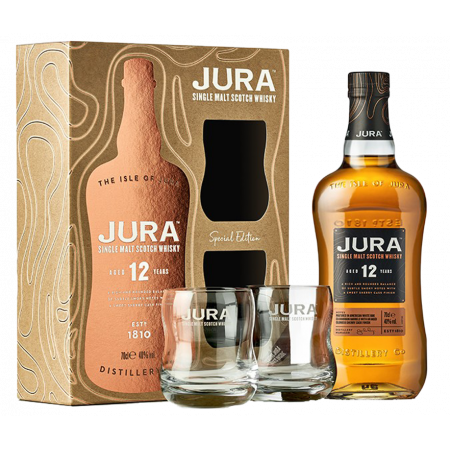 JURA 12 ANS COFFRET 2 VERRES