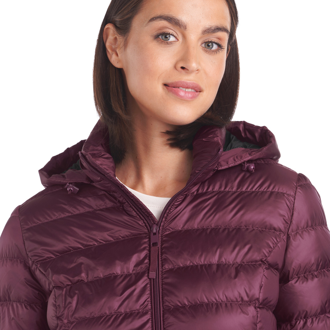 Damen Soft-Daunenjacke mit Kapuze