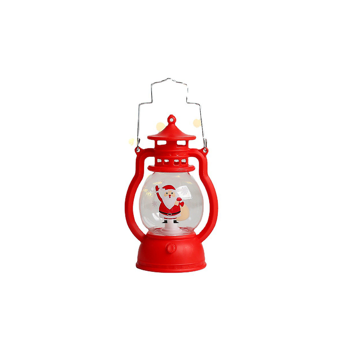 Alter Mann Schneemann Weihnachtsatmosphäre Kinder tragbare Lampe Tragbare kleine LED-Öllampe für Weihnachtsdekorationen Nachtlichter