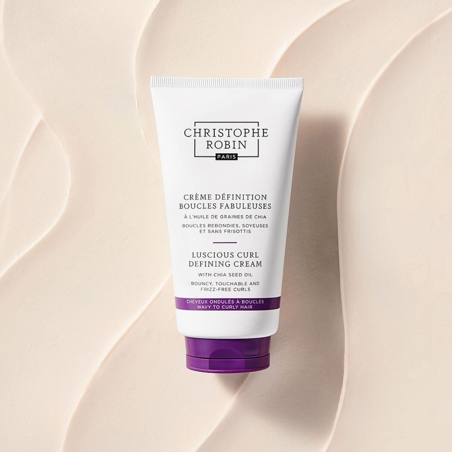 Christophe Robin Crème Définition Boucles A l'Huile de Graines de Chia 150 ml