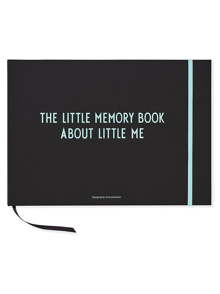 Design Letters Erinnerungsalbum ''Little memory book'' in Schwarz/ Türkis - (L)22 x (B)30 cm günstig kaufen onesize