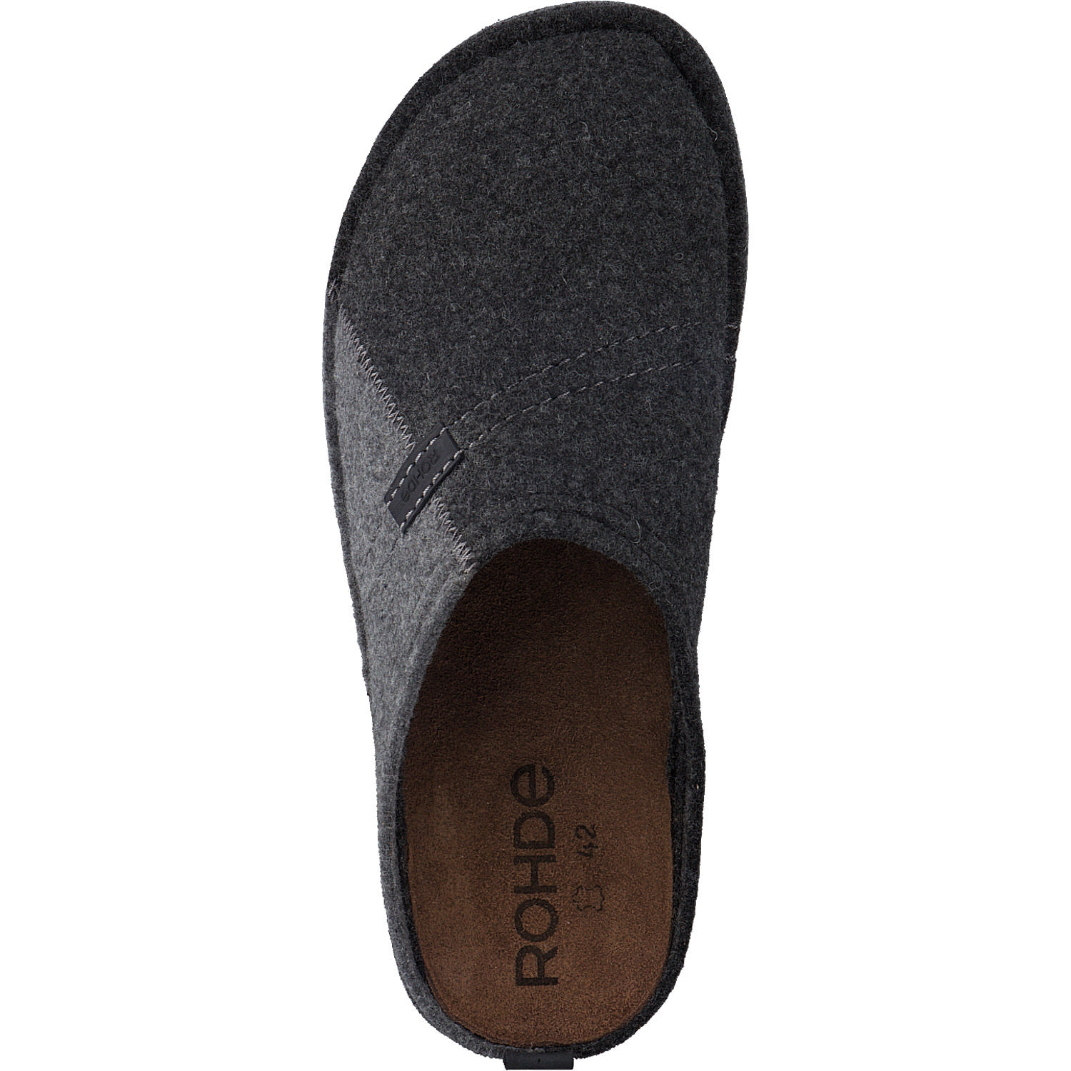 Rohde 6942, Pantoletten, Herren, Schwarz
