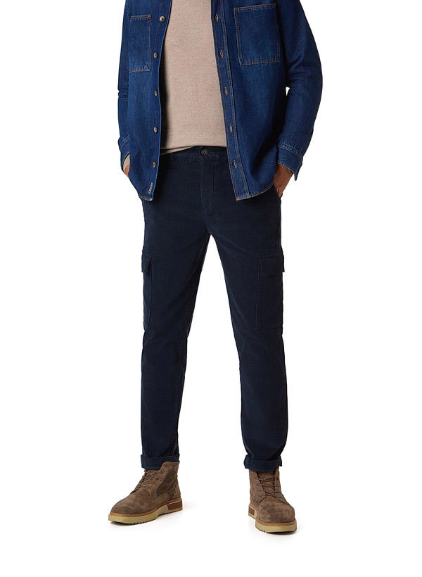 Pepe Jeans, Cargohose, Slim Fit, Cord, nachtblau