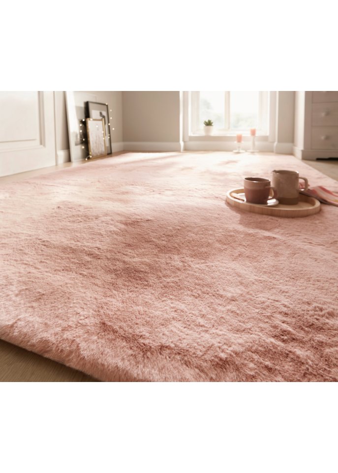 Hochflor Teppich mit extra weichem Velours