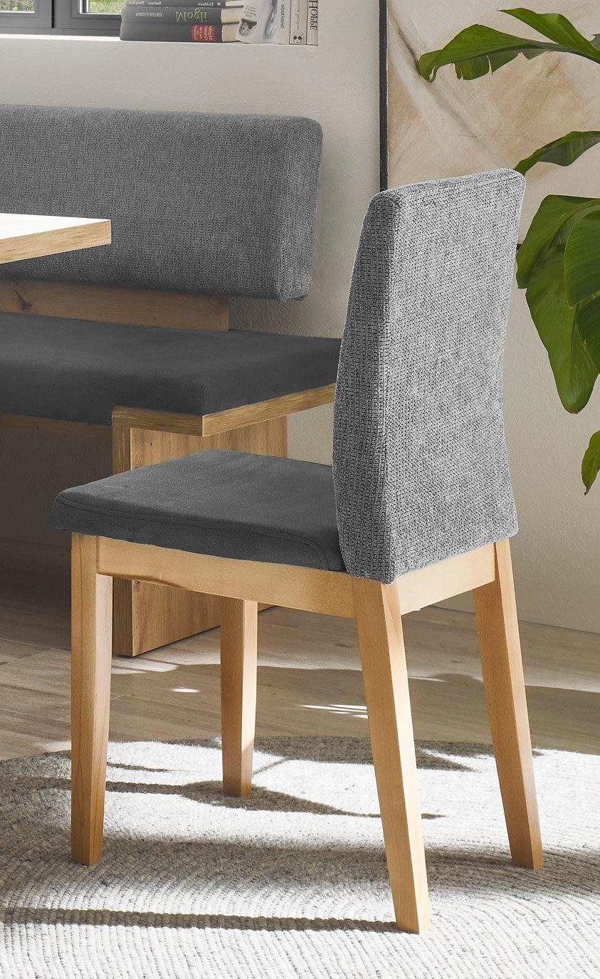 Trendmöbel24 Eckbankgruppe Eckbank Eckbankgruppe MANZANO 197x157 cm - Tisch Varese Artisan Eiche, (4-tlg)