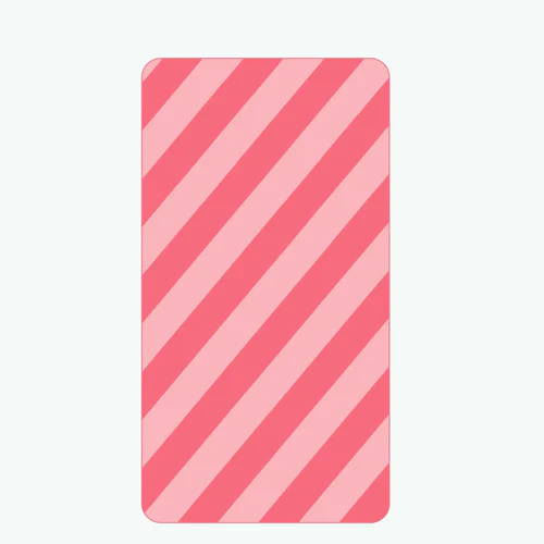 Punta Coco - Pink rectangular microfiber towel