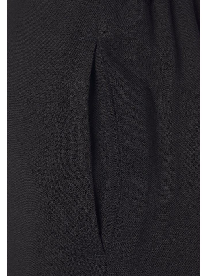 LASCANA Paperbag-Hose in schwarz günstig kaufen