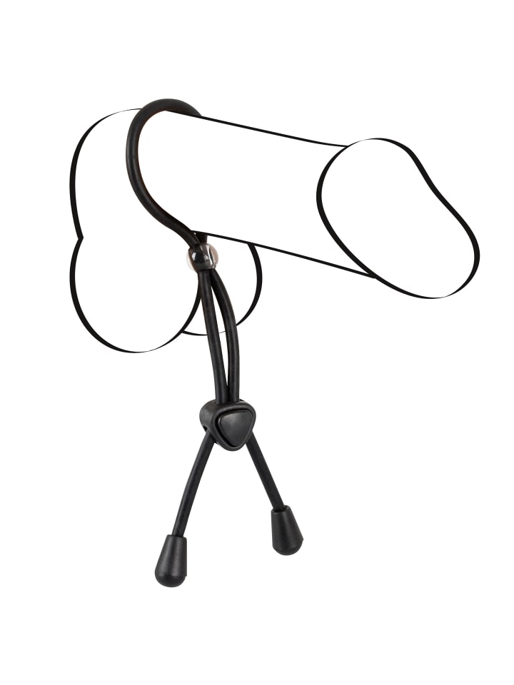 Bad Kitty Penis- und Hodenring Bad Kitty Cock & Ball Loop in schwarz günstig kaufen 38 cm