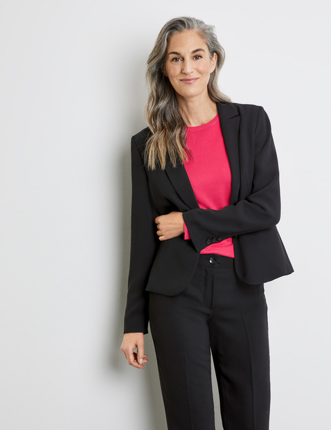 Klassischer Blazer mit Reverskragen