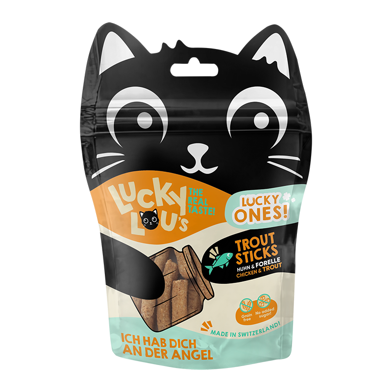 Lucky Lou Snacks Lucky Lou Lucky Ones Sticks 8x50 g Huhn & Forelle