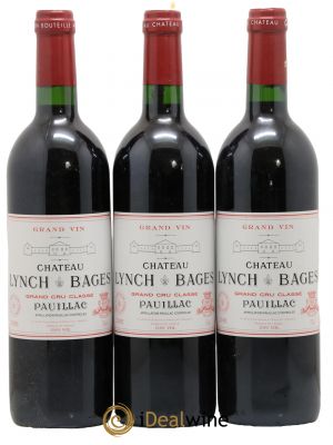 Château Lynch Bages 5ème Grand Cru Classé  2001 - Lot de 3 Bouteilles