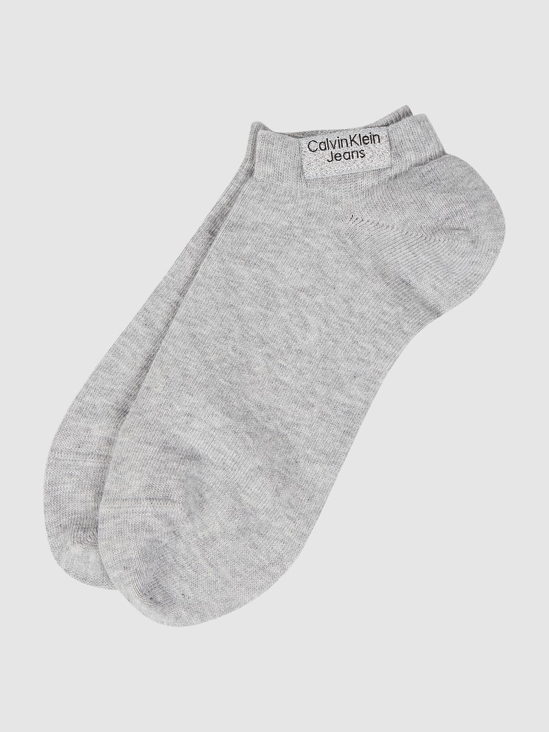 Sneakersocken mit Bio-Baumwoll-Anteil in hellgrau melange