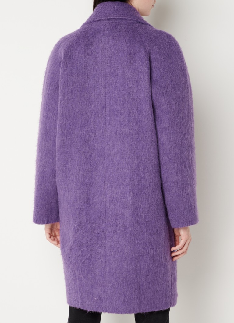 Liu Jo Coat in wool blend with side and flap pockets