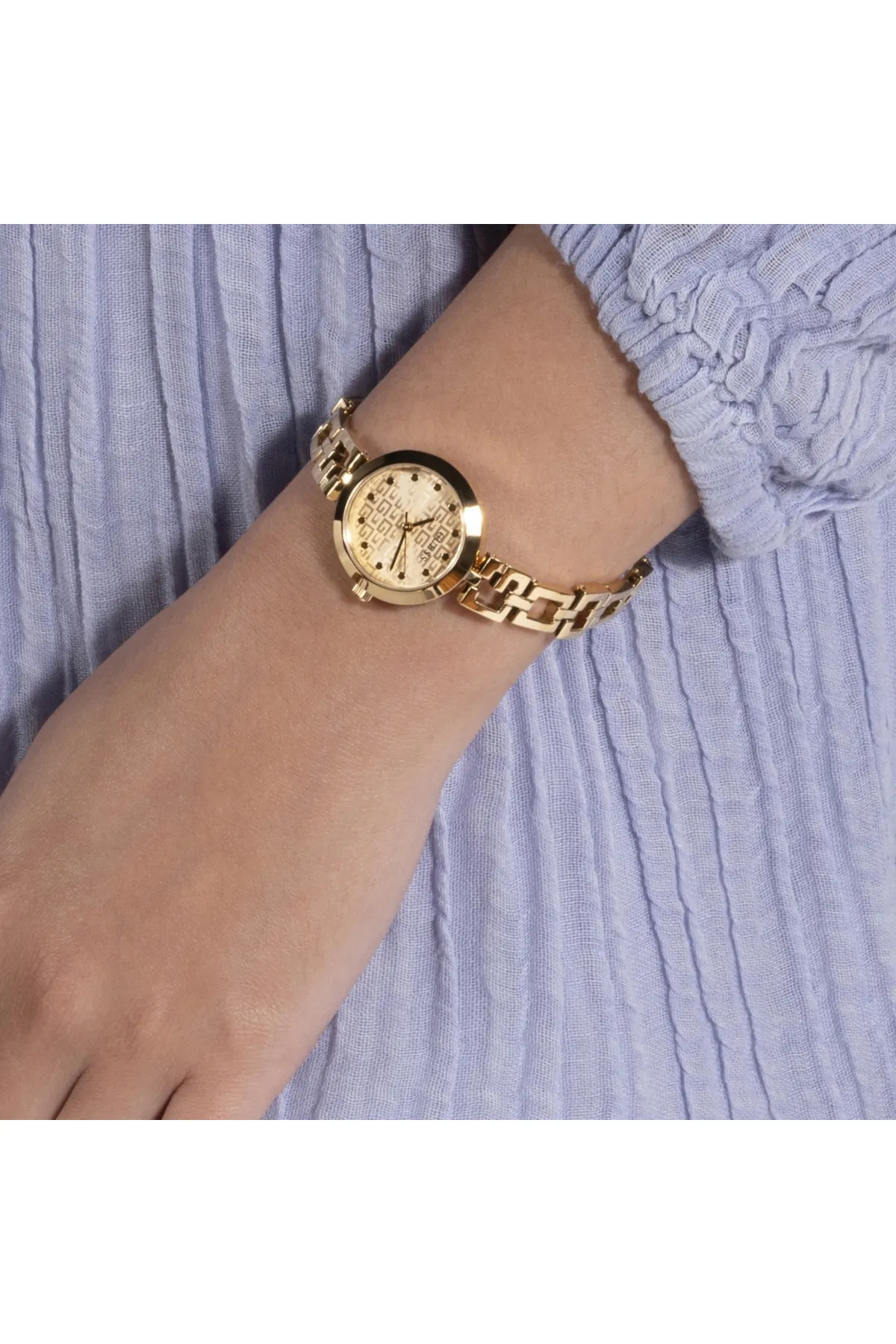Guess  Damenuhr Gold Gw0549l2