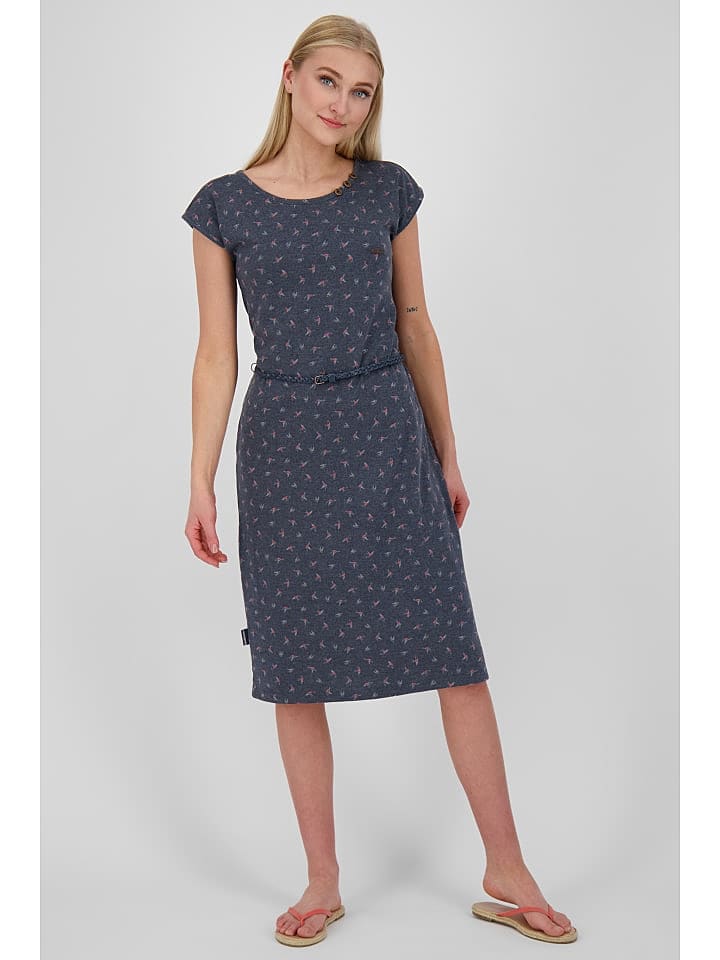 alife and kickin Jerseykleid, Sommerkleid, Blusenkleid, Minikleid, Shirtkleid, Strandkleid MelliAK in marine günstig kaufen L