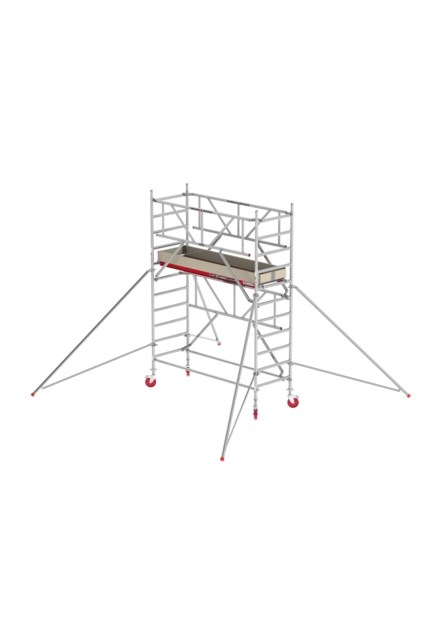 Altrex T411009 RS TOWER 41 PLUS-S Altezza di lavoro 4,2 m Legno 1,85 Safe-Quick