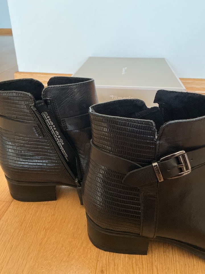 Tamaris Stiefelette Navy - 2x getragen günstig kaufen 39