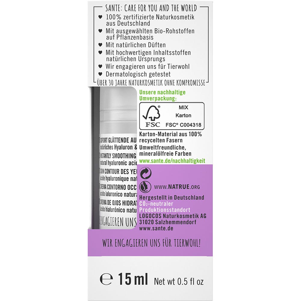 SANTE Sofort Glättende Augencreme 15 ml