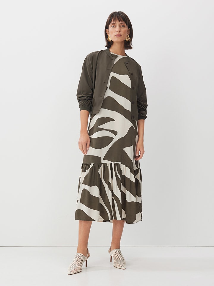 Someday Kleid in Khaki/ Creme günstig kaufen