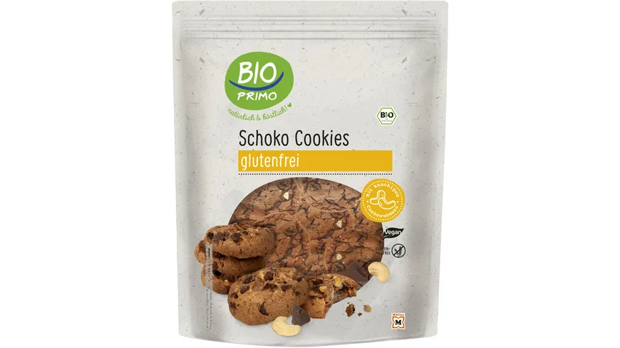 BIO PRIMO Bio Cookies – Schoko & Cashew 150 g
