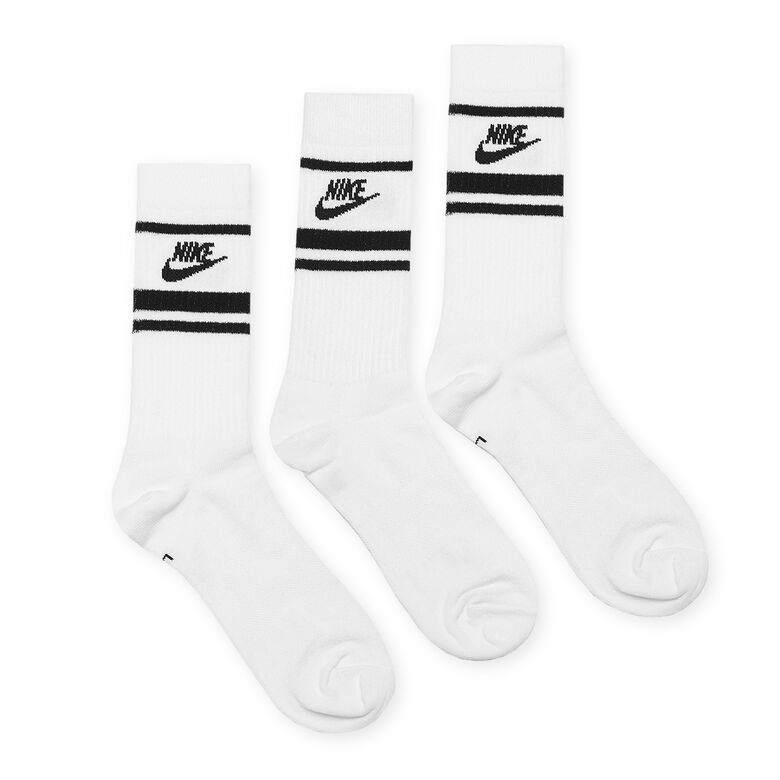 NIKE Sportswear Everyday Essential Socks (3 Pack) white/black/black