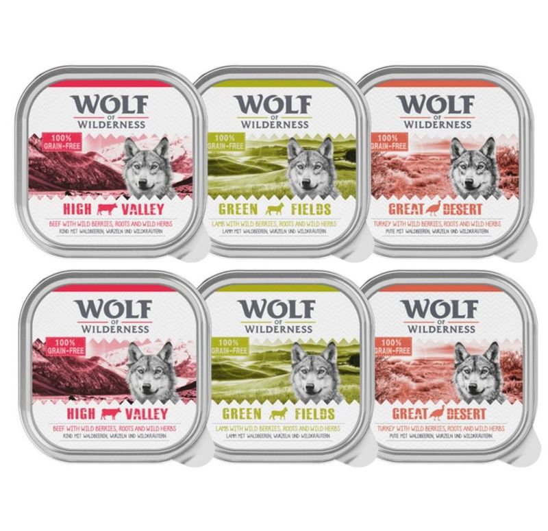 Sparpaket Wolf of Wilderness Adult 24 x 300 g